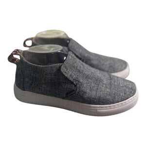 Hey Dude Women’s Peyton Linen Gray Canvas Tribal Slip On Sneakers Size-8
